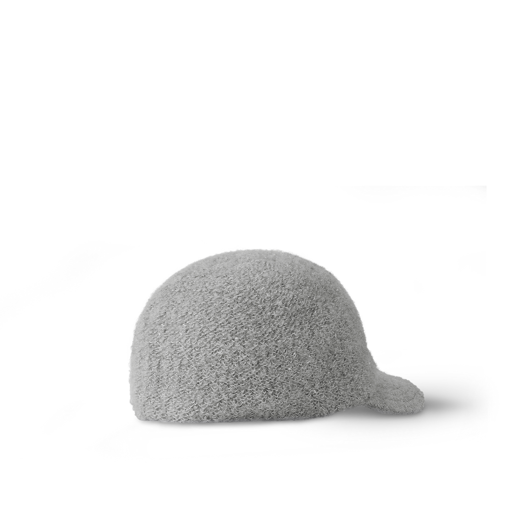 Casquette LV Monogram Shearling Baseball- Gris