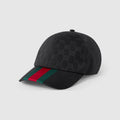 Casquette en toile GG noir
