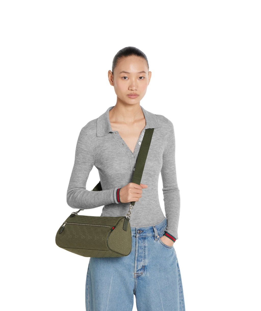 Sac cylindrique en toile GG petit format