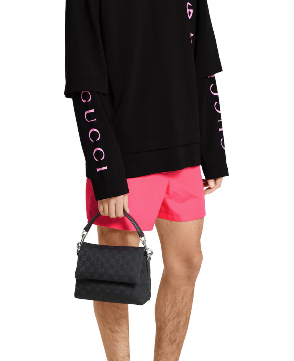 Sac à bandoulière en toile GG petit format