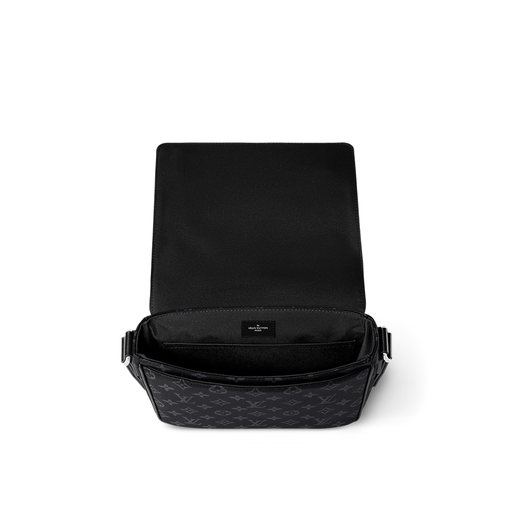 Sac messager Louis Vuitton en toile Monogram Eclipse