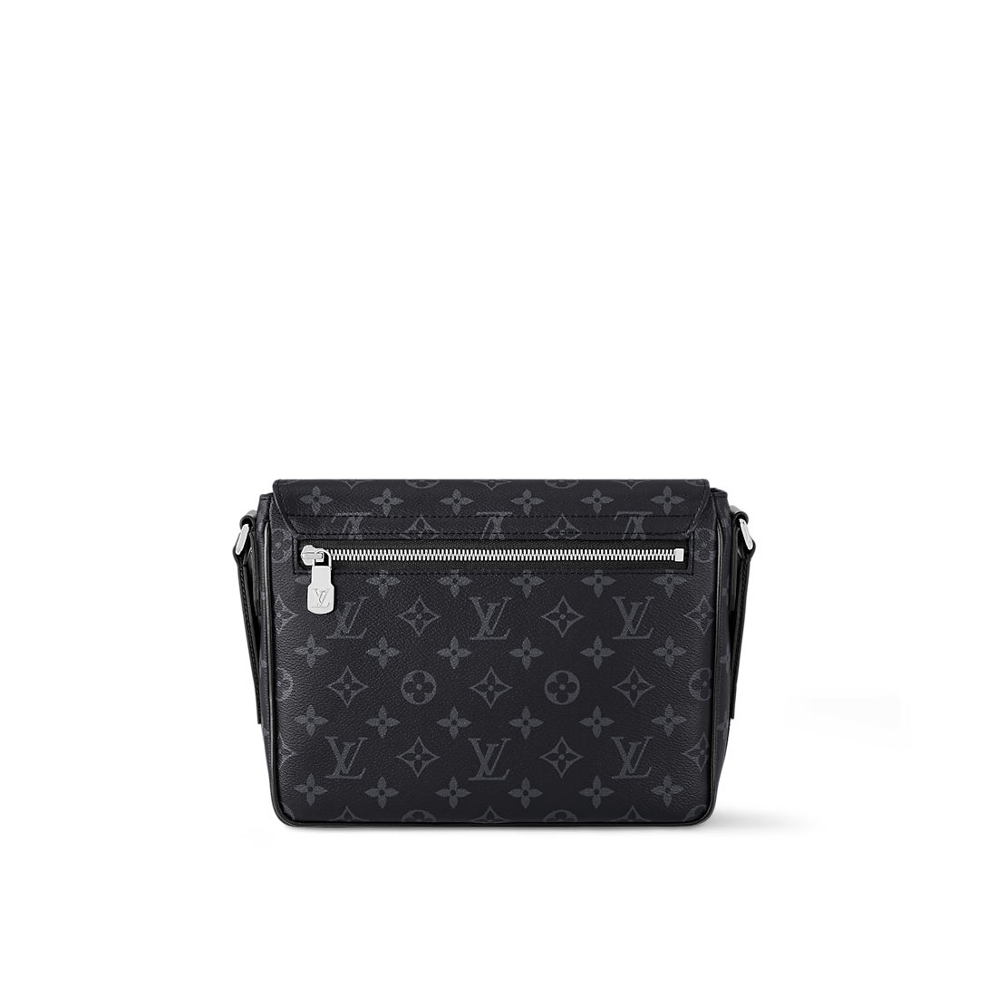 Sac messager Louis Vuitton en toile Monogram Eclipse
