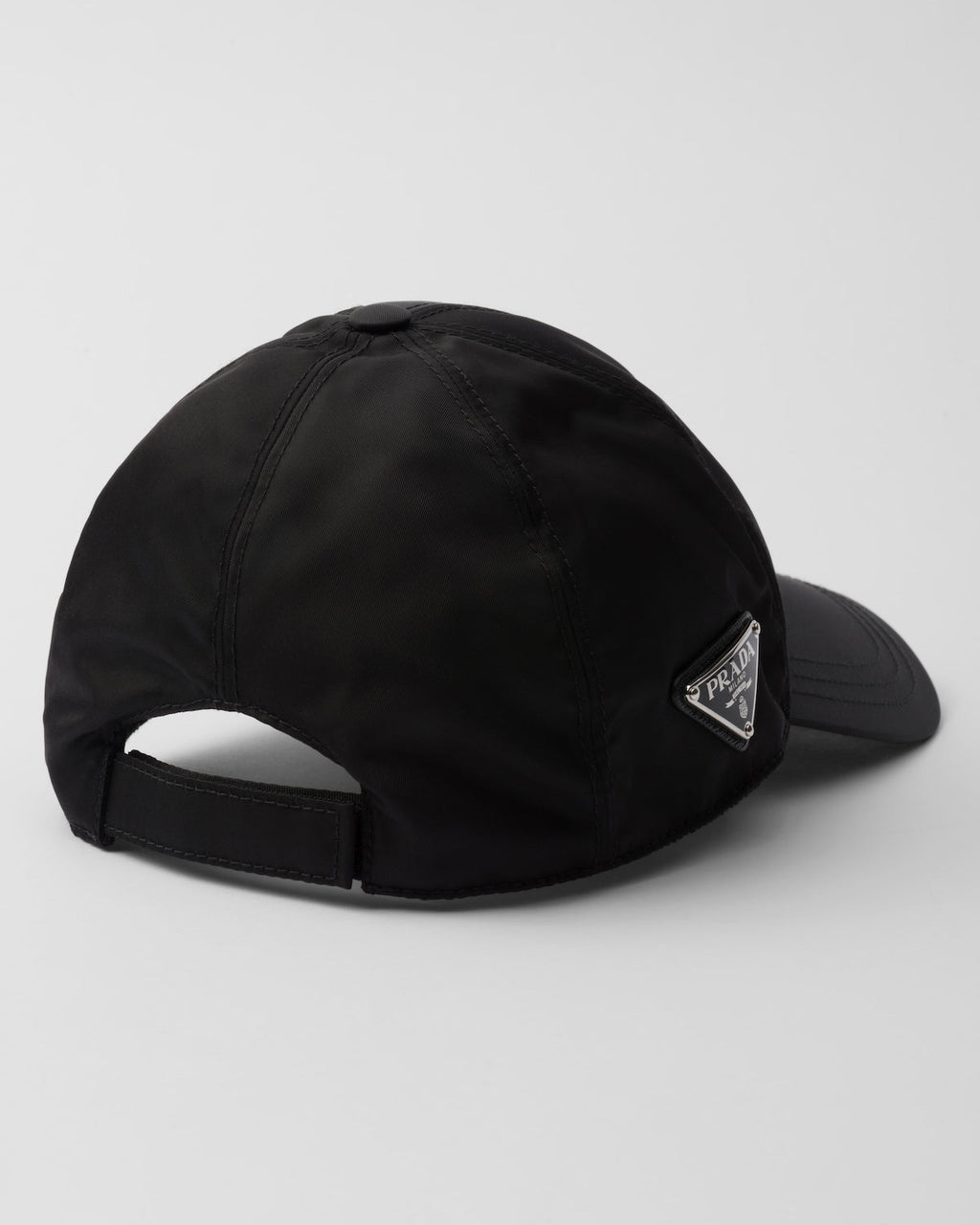 Casquette de baseball Prada en Re-Nylon Noir