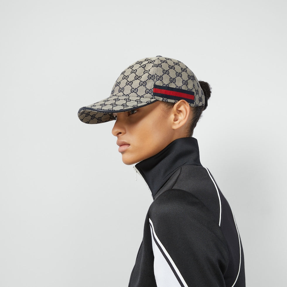 Casquette en toile GG original avec détail bande Web