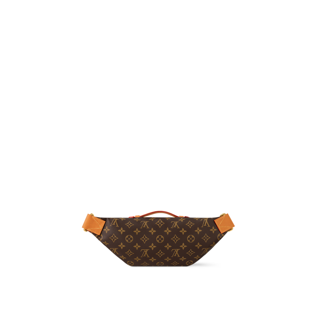 Sac banane Louis Vuitton en toile Monogram avec finitions en cuir naturel (vachetta)
