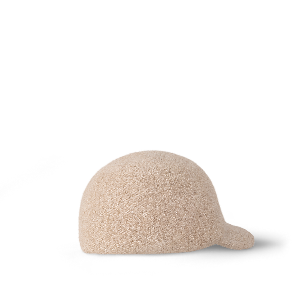 Casquette LV  Monogram Shearling Baseball  – Beige
