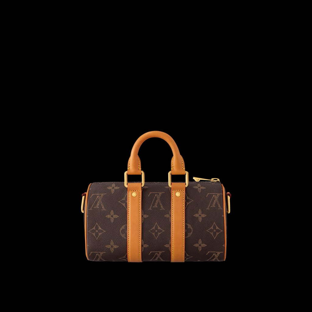 Louis Vuitton Keepall XS – Monogram toile avec cuir naturel (vachetta)