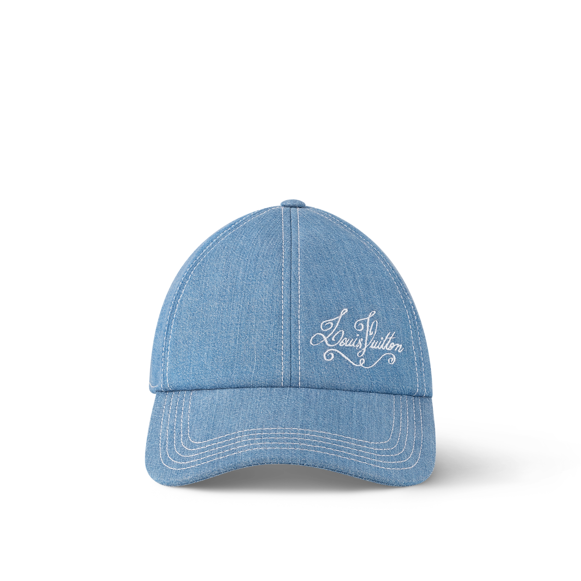 Casquette en denim LV bleu
