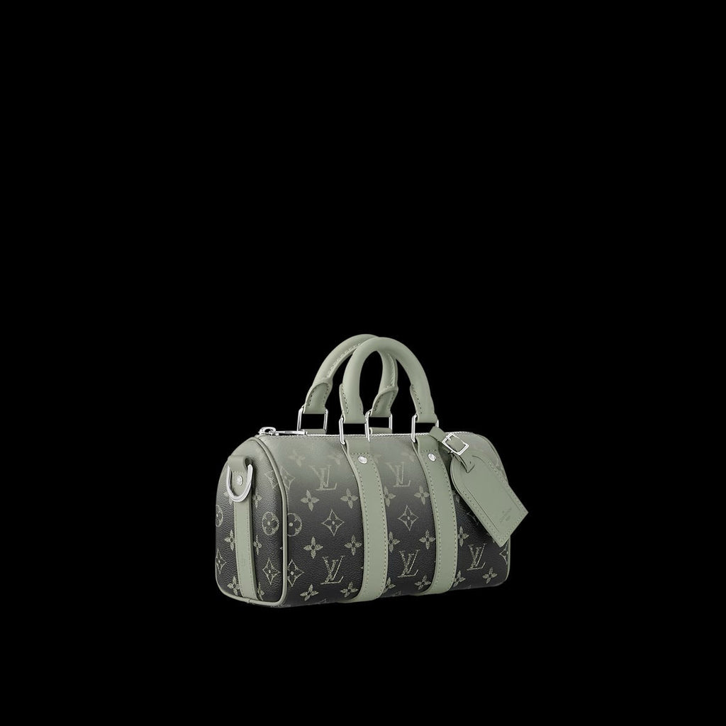 Louis Vuitton Keepall XS – Monogram Eclipse Vert Sauge / Gris Clair