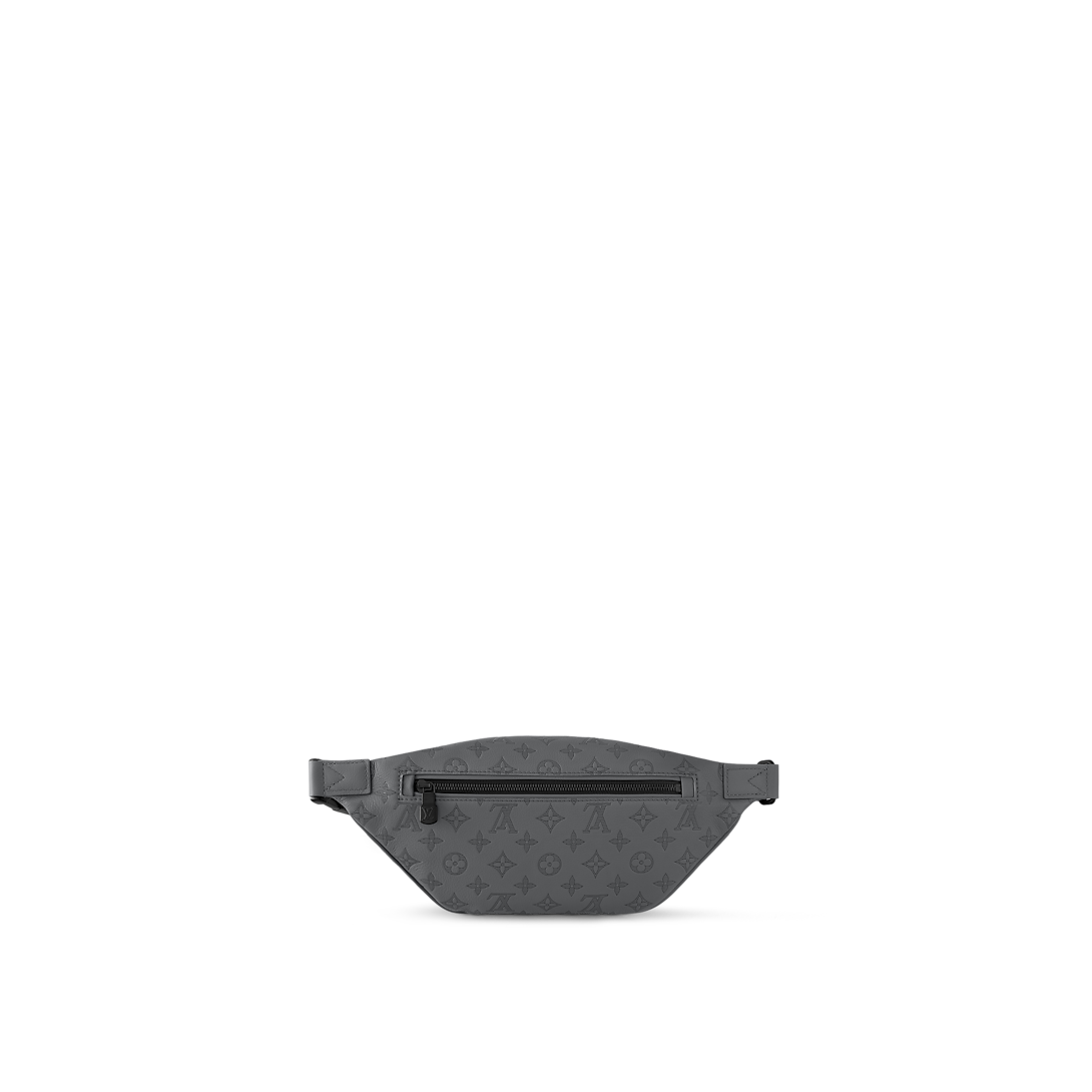 Sac banane Louis Vuitton en cuir Monogram Empreinte gris