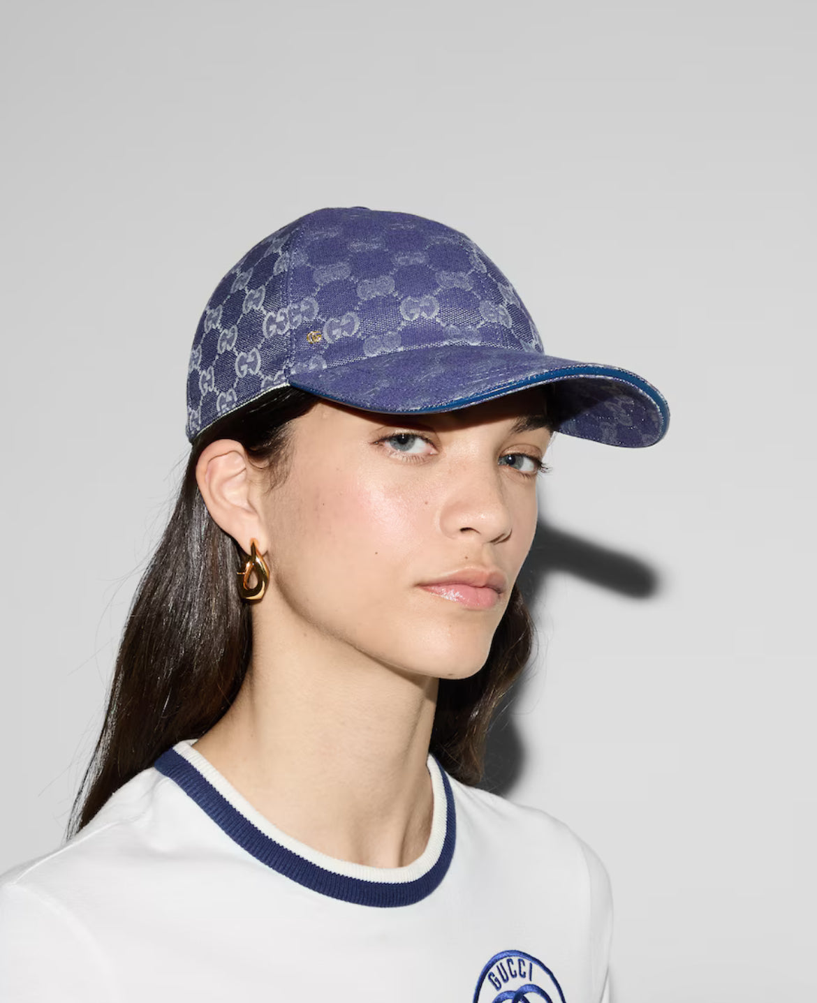 Casquette en toile GG violet