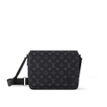Sac messager Louis Vuitton en toile Monogram Eclipse