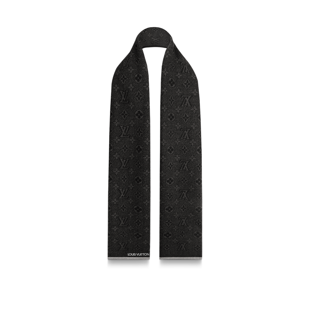 Bonnet et Écharpe Mon Monogramme Éclipse