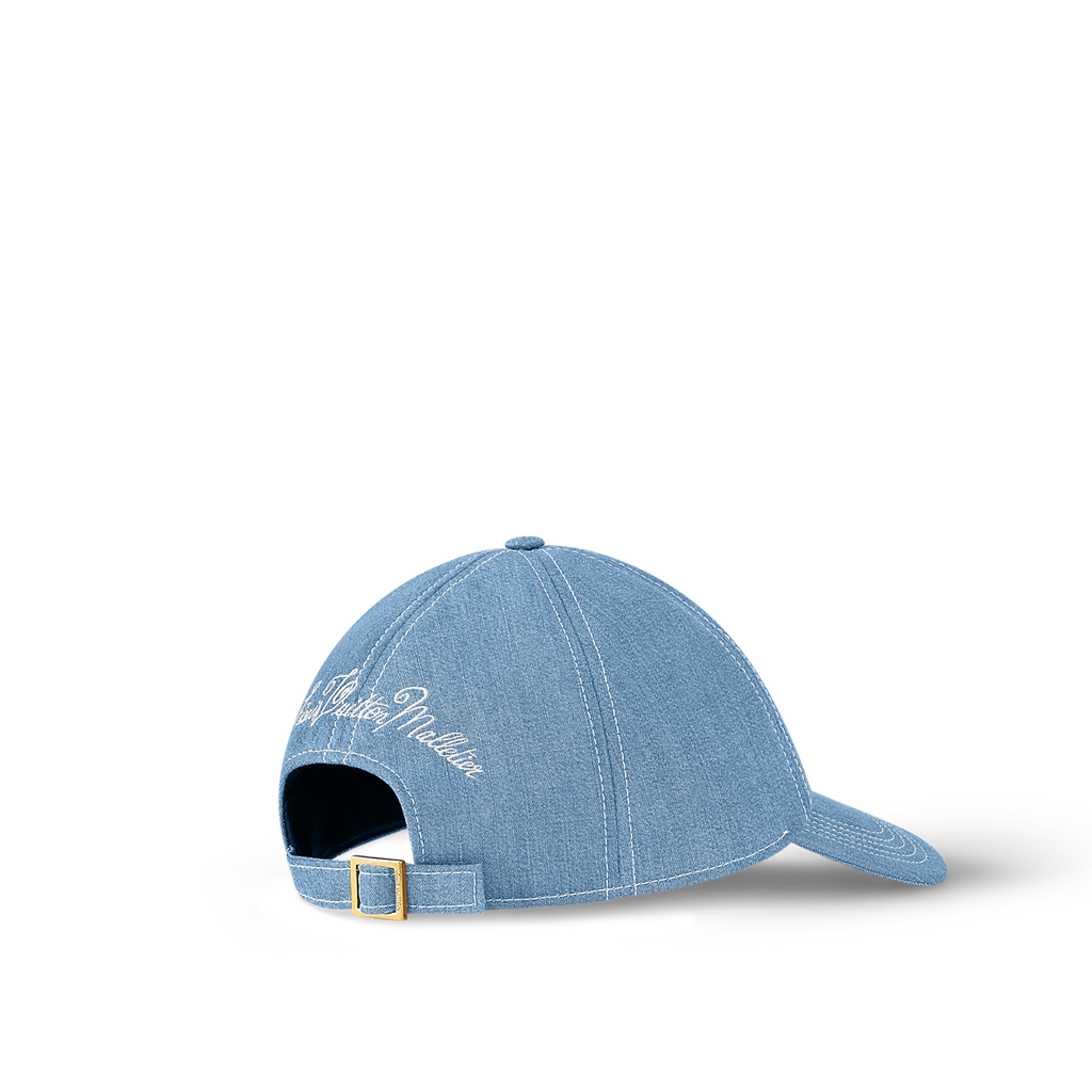 Casquette en denim LV bleu