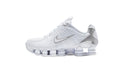 Nike® Shox TL Blanc Argent Métallisé Orange