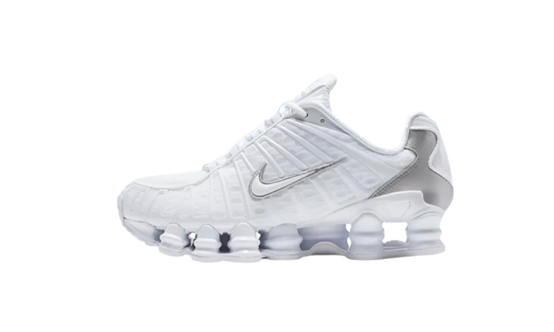 Nike® Shox TL Blanc Argent Métallisé Orange