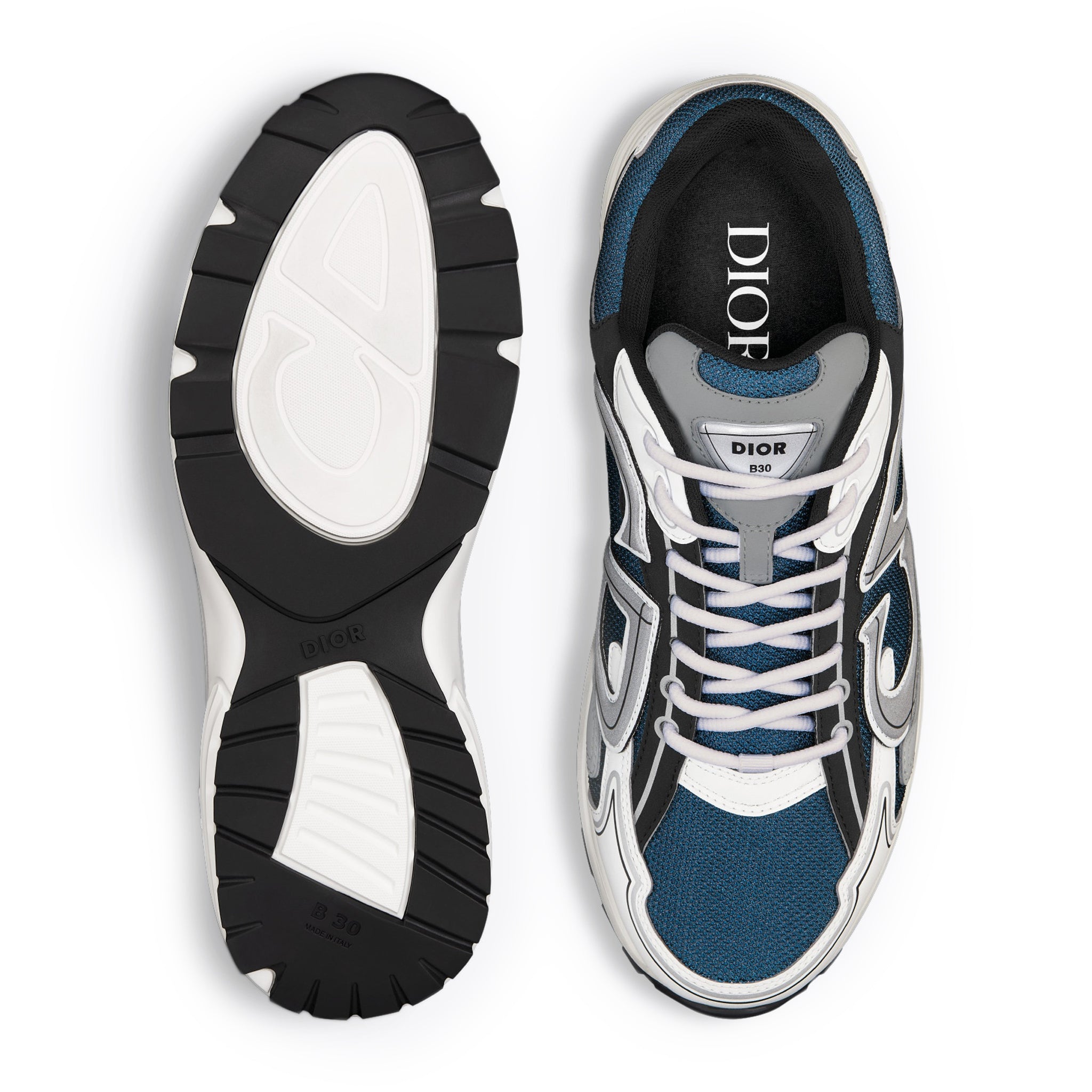 Dior B30 Bleu Blanc Gris 