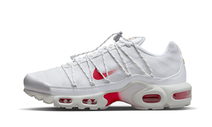 Nike® Air Max Plus Utility Blanc Argent Rouge